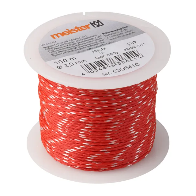 meister-maurerschnur-6306410-100-m-2-0-mm-richtschnur-rot-wei image 1