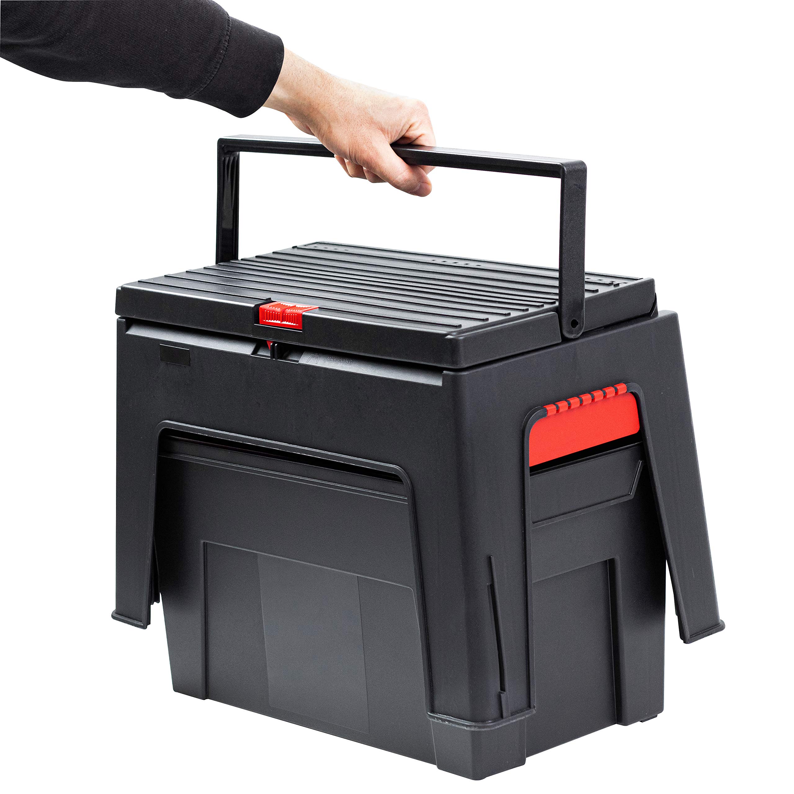 meister-tritthocker-3-in-1-9095100-werkzeugkiste-mit-tritt-und-einlage-150-kg image 5