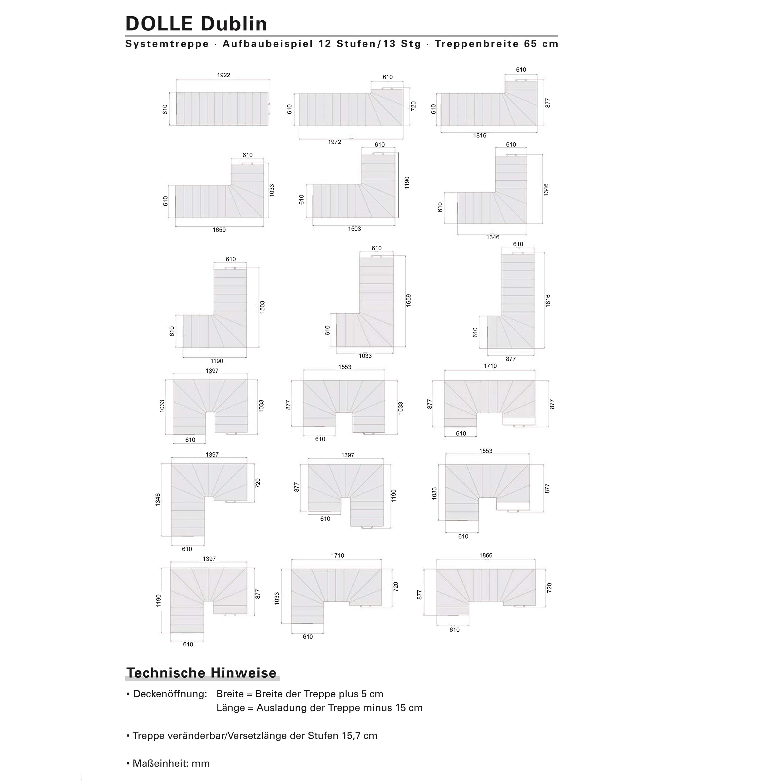 dolle-dublin-raumspartreppe-buche-lackiert-75cm-mittelholmtreppe-222-270cm-mit-g image 7