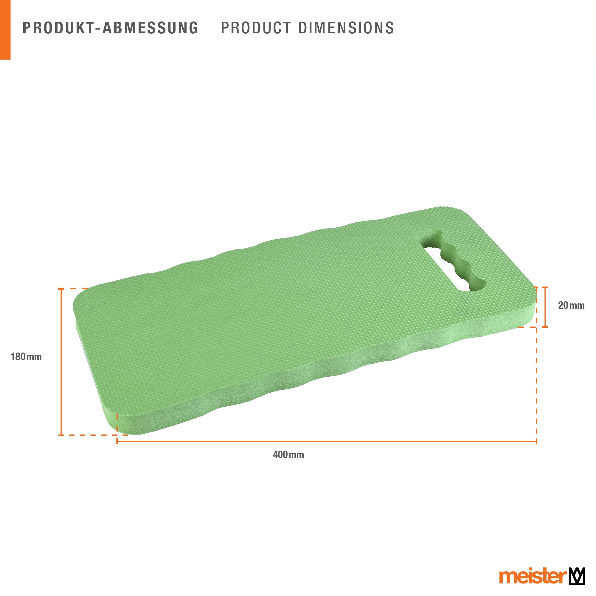 meister-kniekissen-4er-set-gr-n-400x180x20-mm-mit-griff image 2