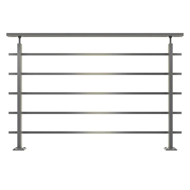 dolle-br-stungsgel-nder-set-aluminium-eckig-150cm-aufgesetzte-montage image 1