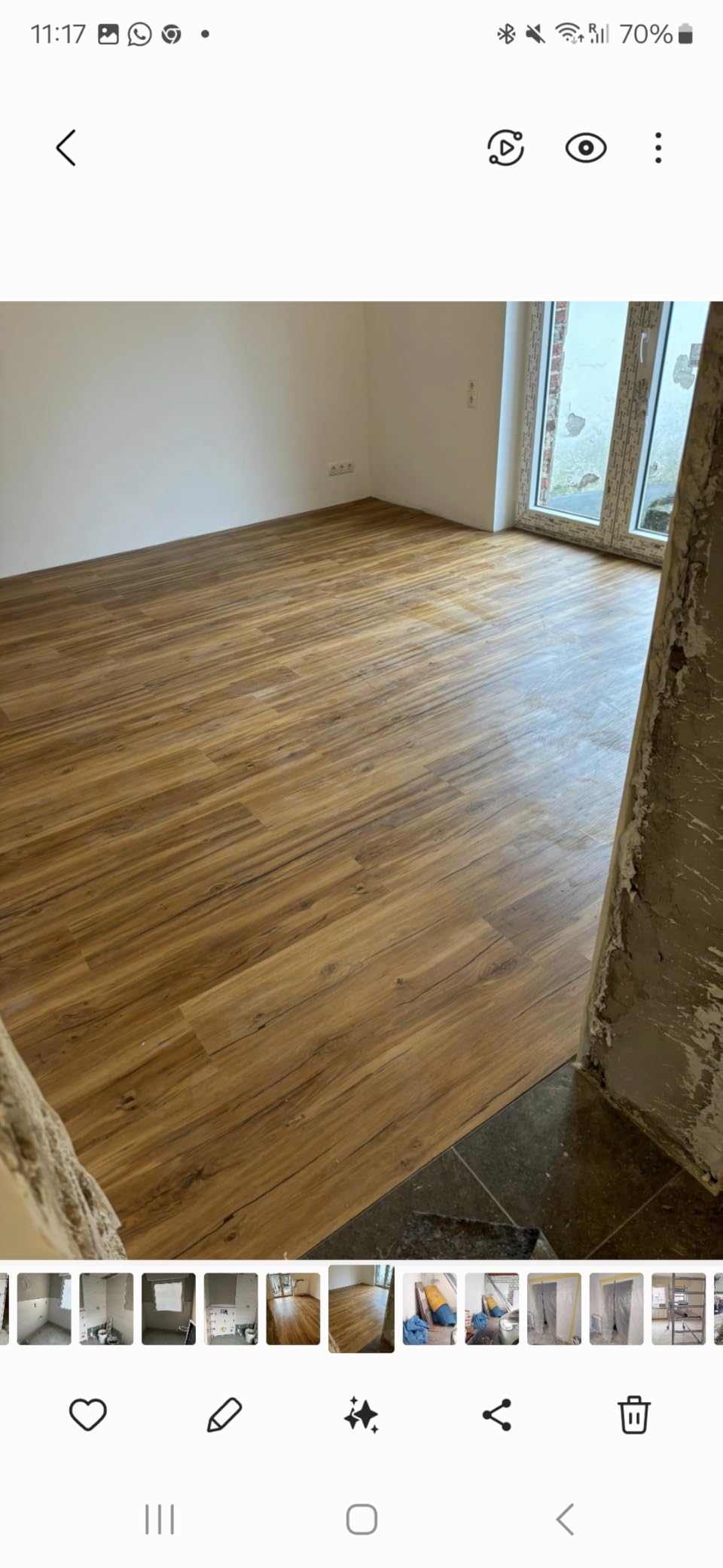 Sieht aus wie echtes Holz