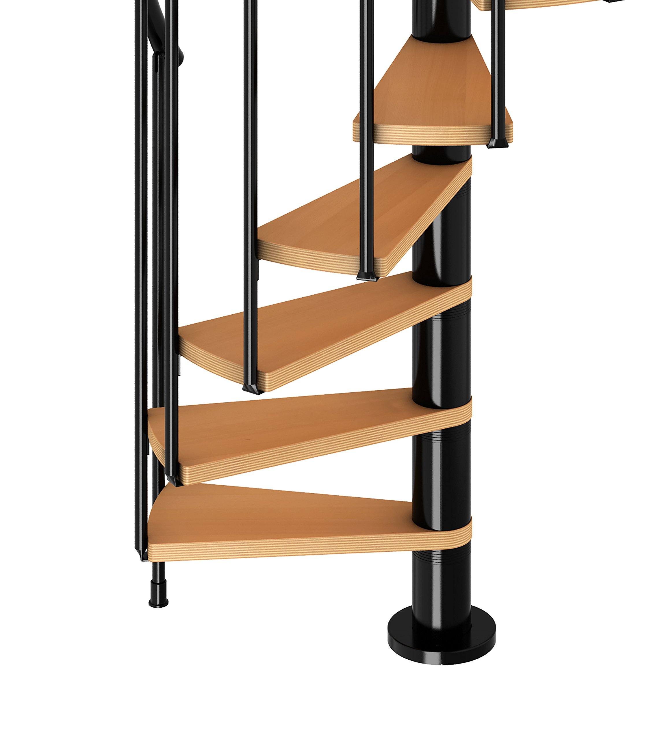 dolle-spindeltreppe-calgary-244-8-280-8-cm-buche-anthrazit-120-cm image 5
