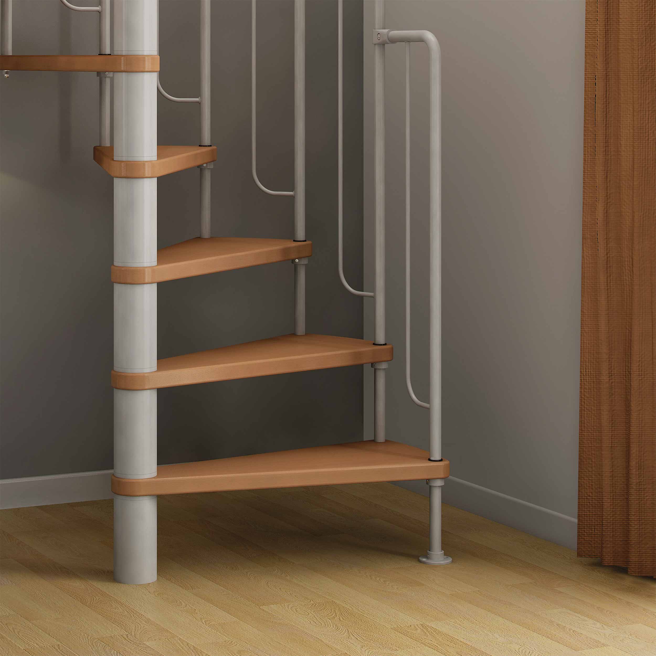 dolle-spindeltreppe-barcelona-229-291-cm-buche-wei-138-cm image 2