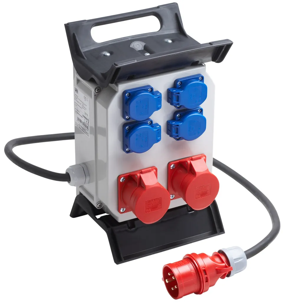 meister-cee-stromverteiler-7424160-6-fach-2-m-baustromverteiler-ip44 image 1