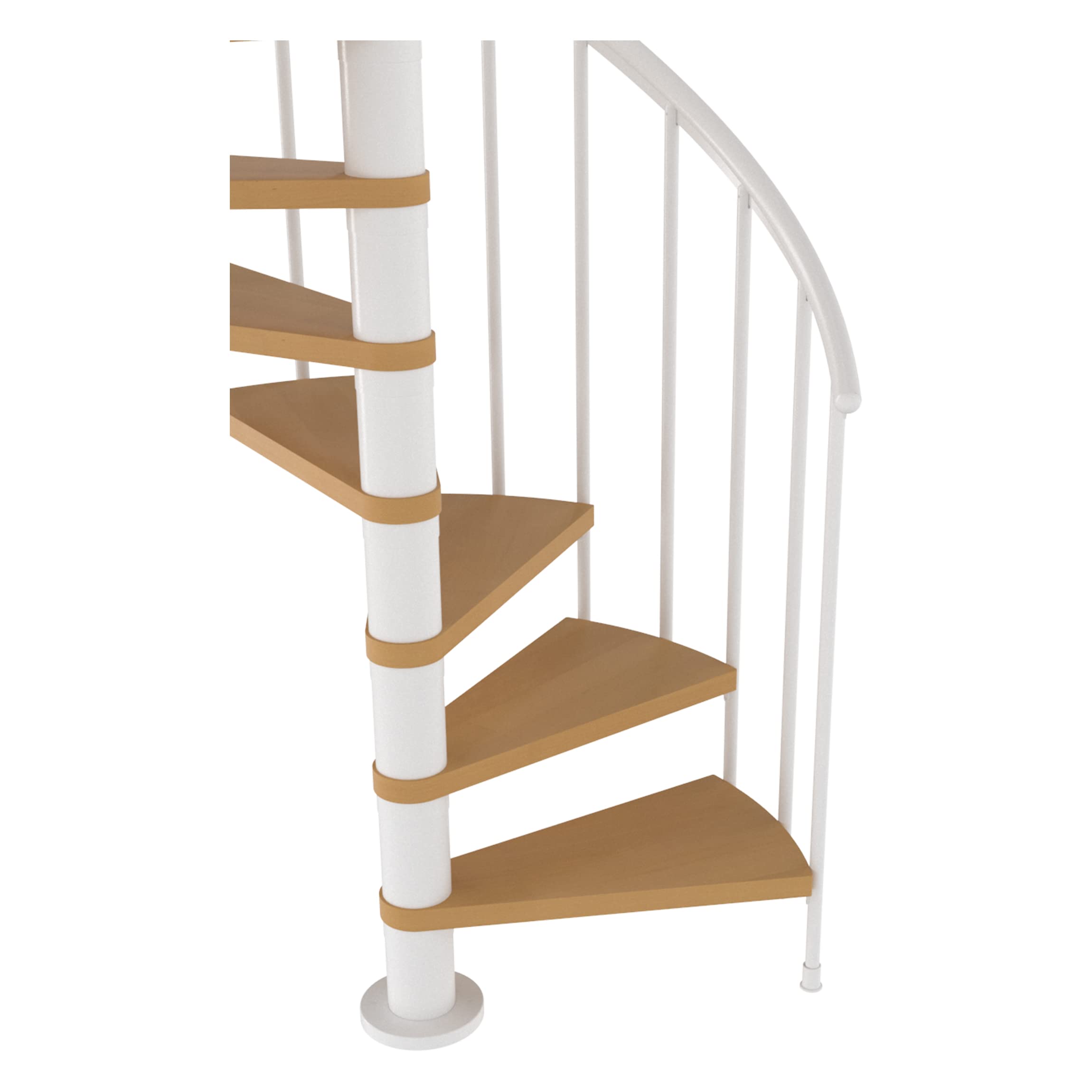 dolle-spindeltreppe-montreal-120-cm-buche-wei-252-282-cm image 5