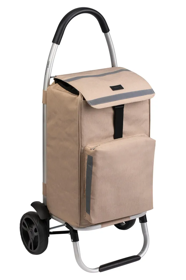 meister-einkaufstrolley-standard-beige-54-5-l-mit-k-hlfach image 1