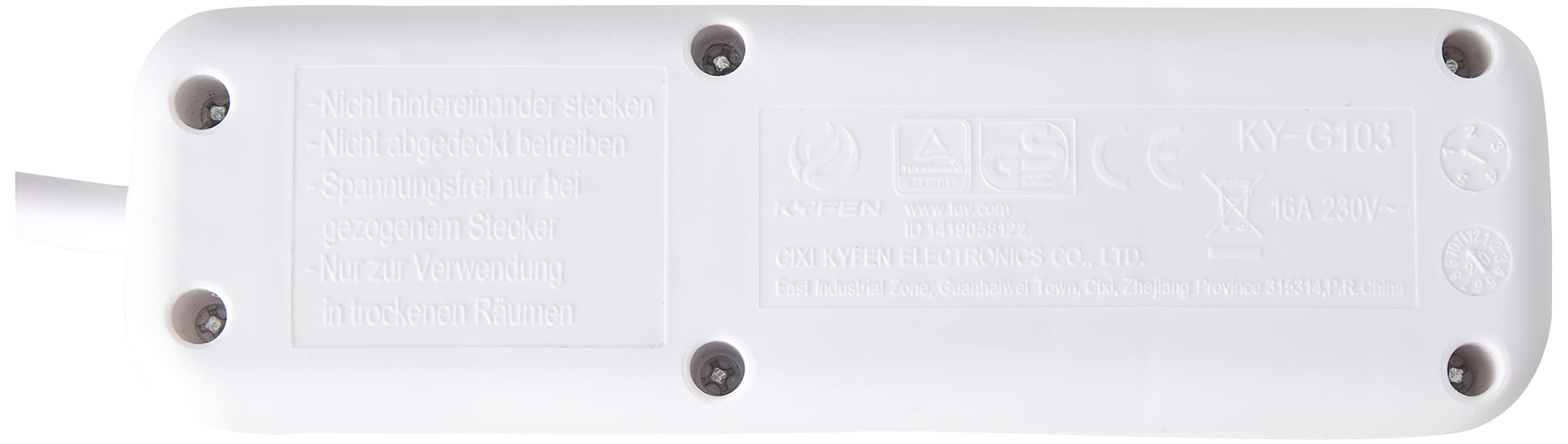 meister-steckdosenleiste-tido-3-fach-wei-mit-3-m-kabel image 2