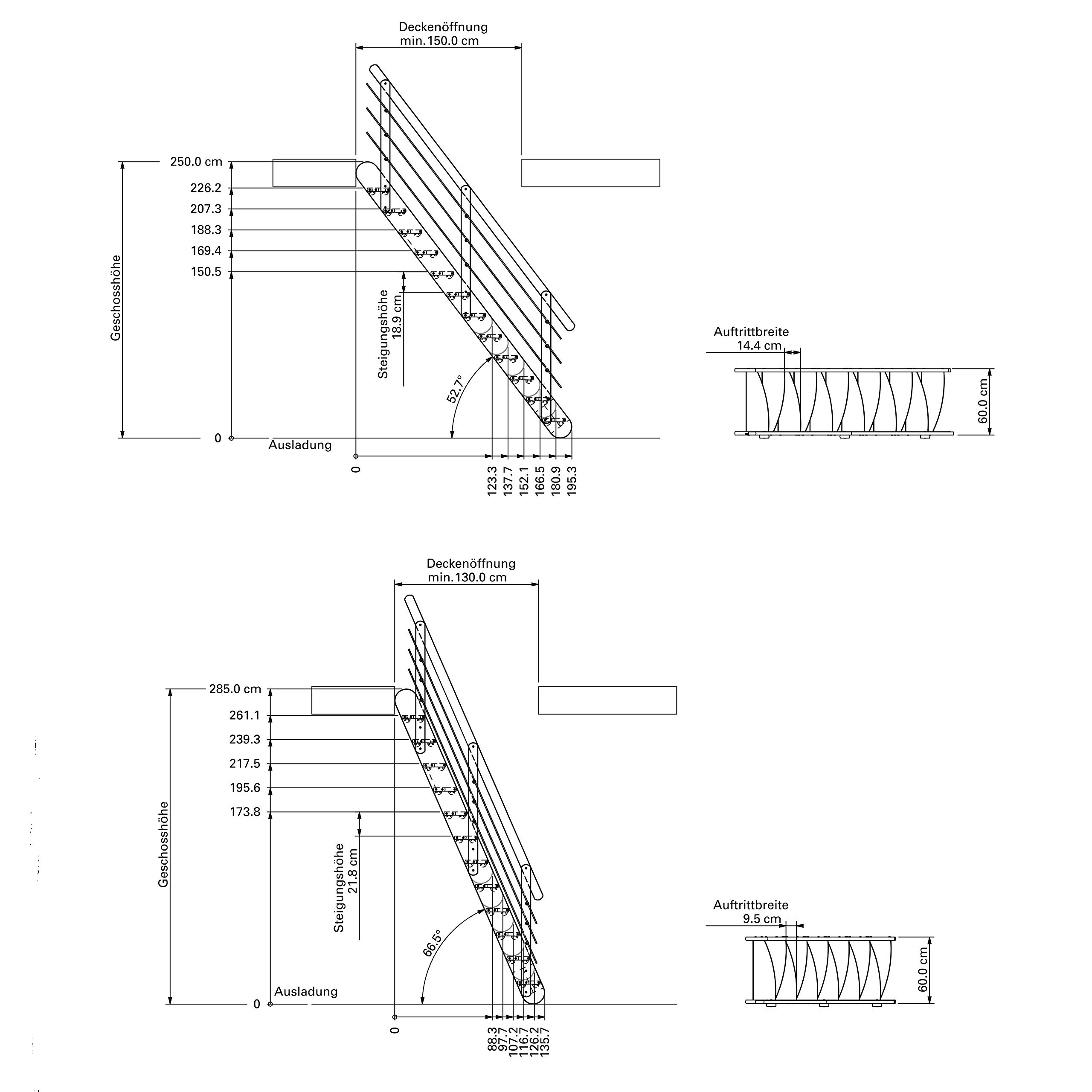 dolle-bern-raumspartreppe-fichte-unbehandelt-bis-285-cm-inkl-gel-nder image 6