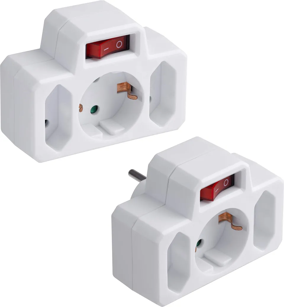 meister-zwischenstecker-3-fach-2-st-ck-wei-euro-schuko image 1