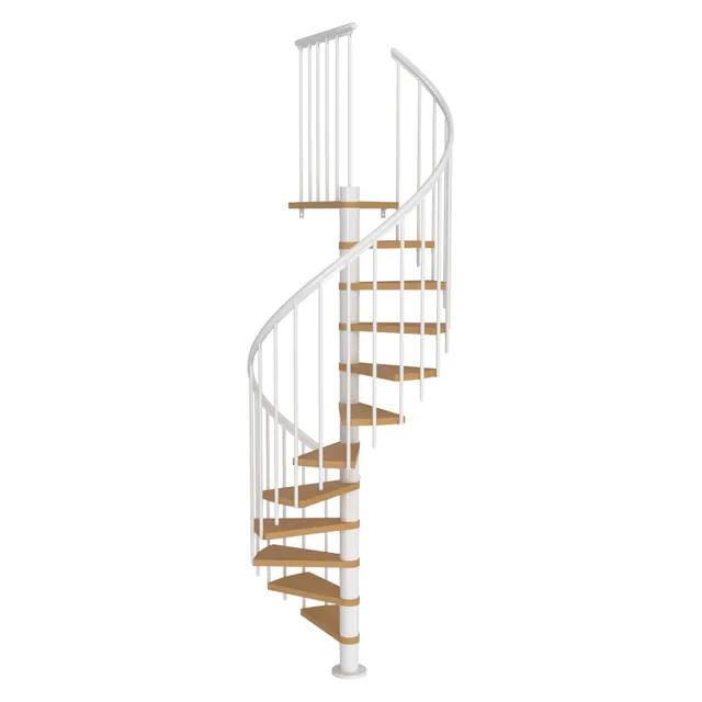 dolle-spindeltreppe-montreal-120-cm-buche-wei-252-282-cm image 1