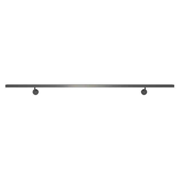 dolle-aluminium-handlauf-eckig-150-cm-inkl-halterung image 1