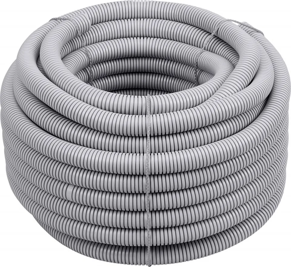 meister-isolierrohr-m25-flexibel-25-m-lichtgrau-320-n-wellrohr image 1