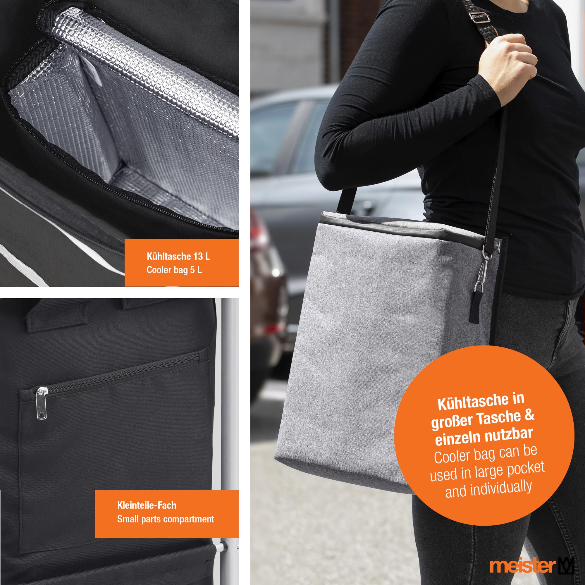 meister-einkaufstrolley-schwarz-45-l-klappbar-mit-13-l-k-hltasche image 5