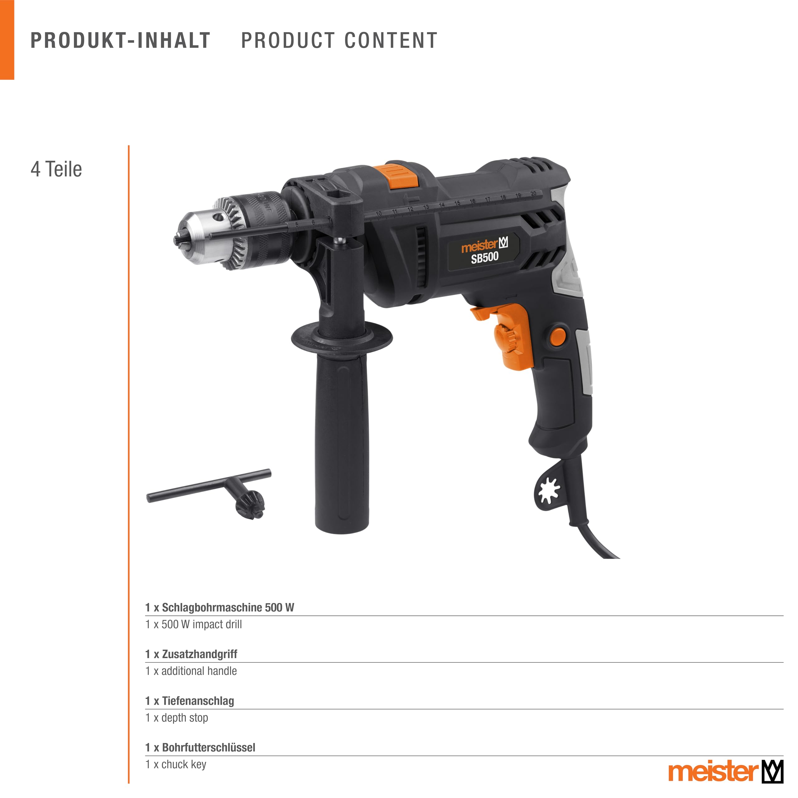 meister-schlagbohrmaschine-sb500-500-w-mit-zahnkranzbohrfutter-13-mm image 6