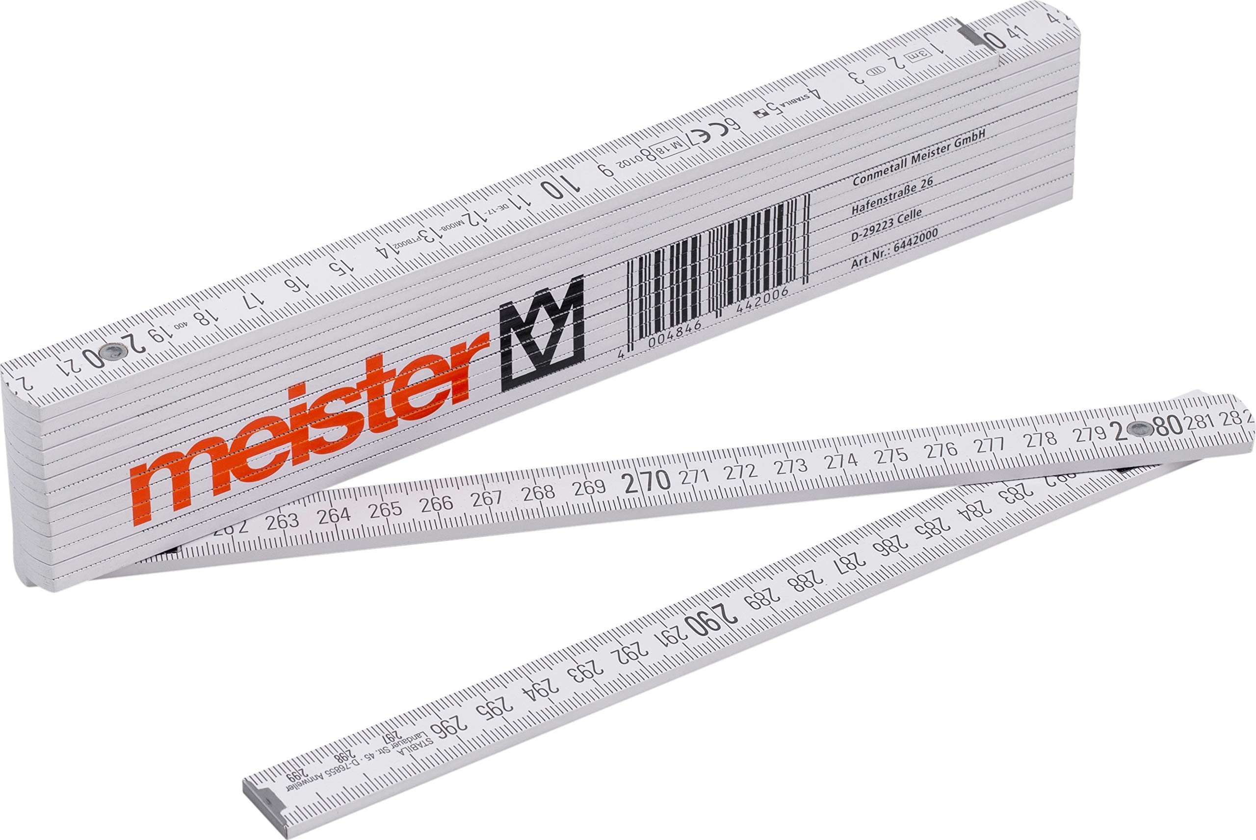 meister-gliederma-stab-holz-6442000-3-m-wei image 1