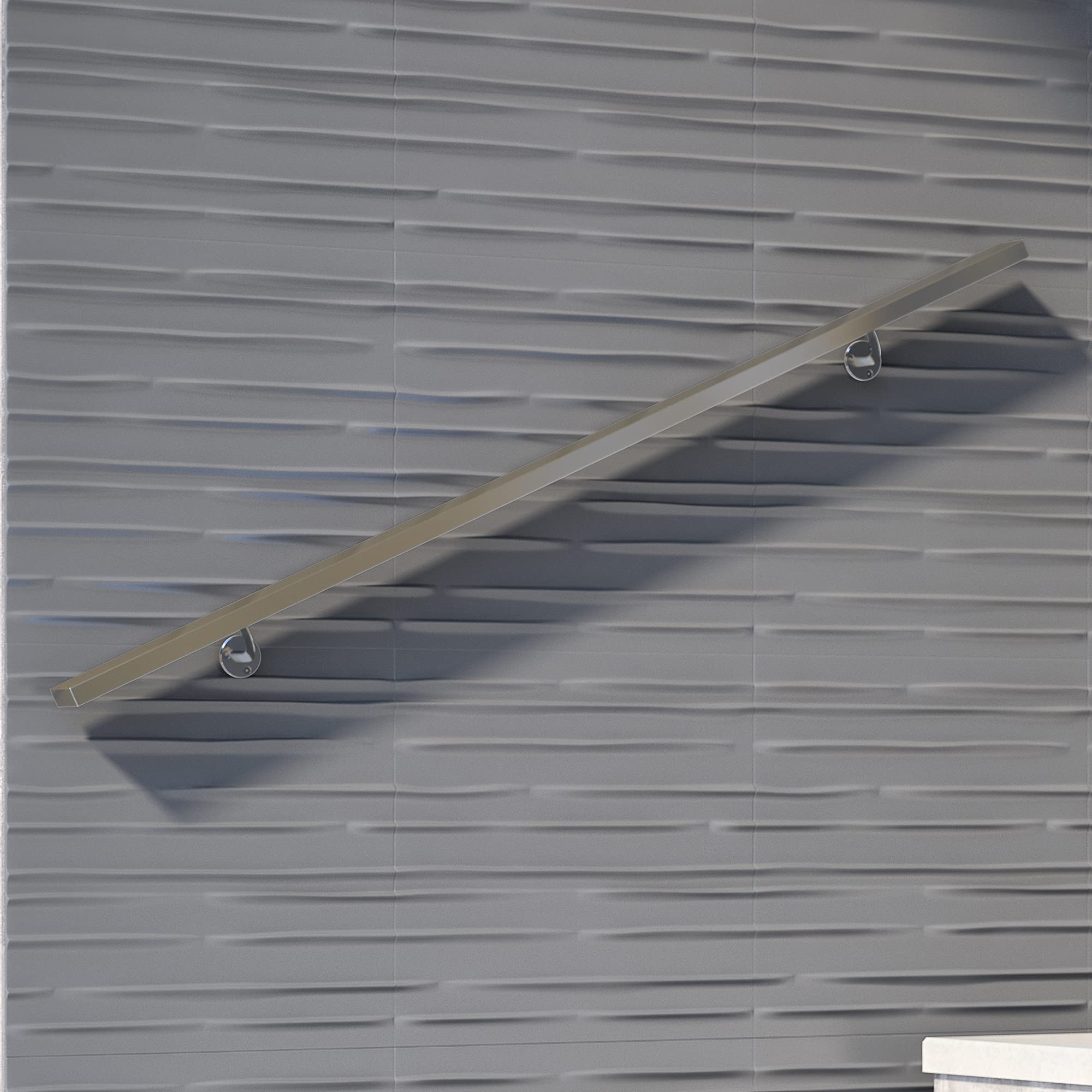 dolle-aluminium-handlauf-eckig-150-cm-inkl-halterung image 2
