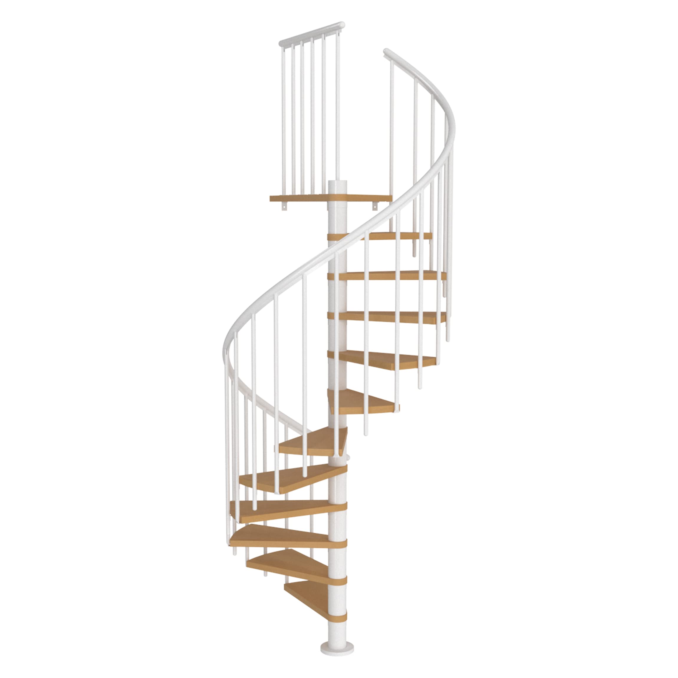 dolle-spindeltreppe-montreal-120-cm-buche-wei-252-282-cm image 6