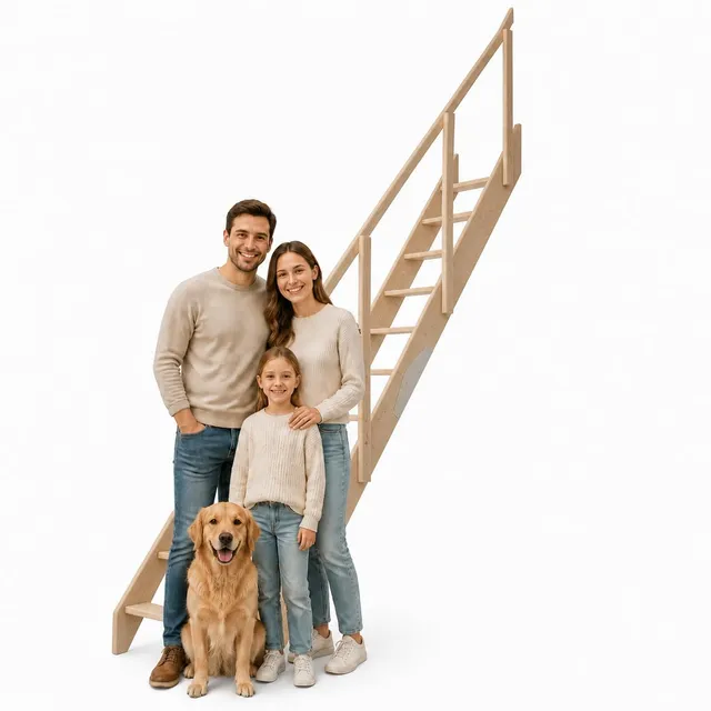 dolle-kiel-raumspartreppe-fichte-bis-283-5-cm-mit-handlauf-57-2-cm image 1