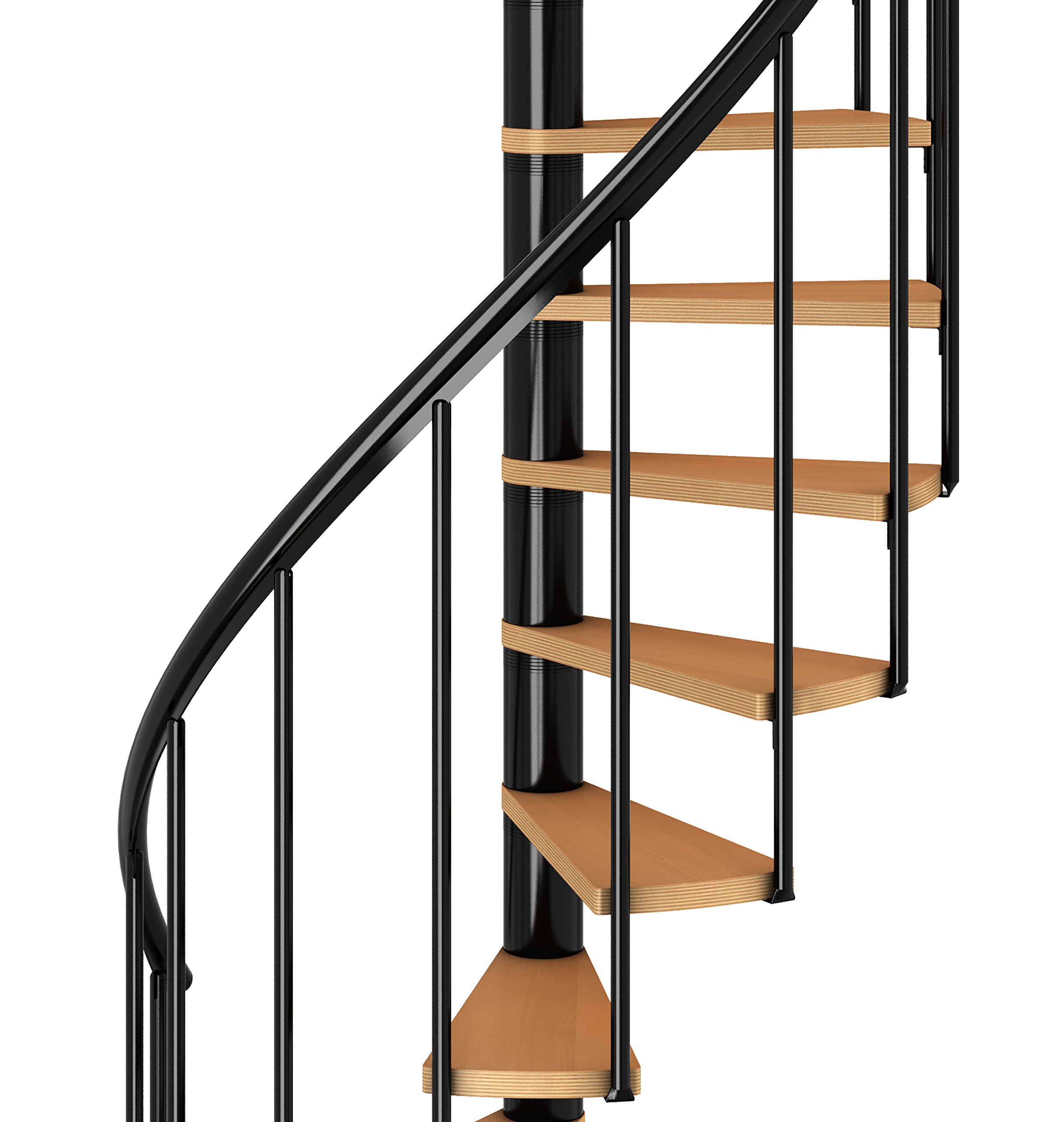 dolle-spindeltreppe-calgary-244-8-280-8-cm-buche-anthrazit-120-cm image 4