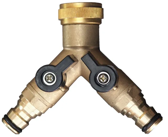 meister-y-verteilerst-ck-mit-2-kugelh-hnen-3-4-zoll-18-x-18-x-8-cm image 1