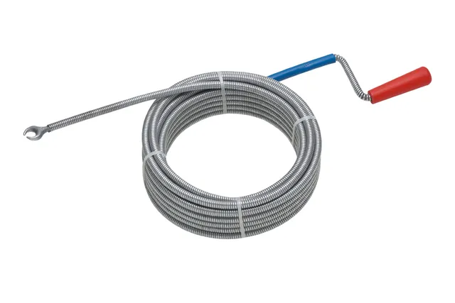 meister-rohrreinigungswelle-9-mm-x-10-m-spirale-mit-kralle image 1