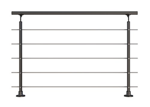 dolle-gel-nder-set-aluminium-anthrazit-150-cm-aufgesetzte-montage image 7
