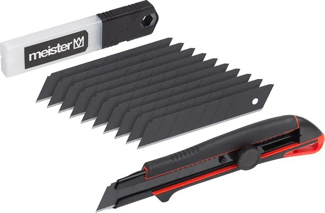 meister-universalmesser-set-black-line-11-teilig-25-mm-abbrechmesser-mit-10-ersa image 1