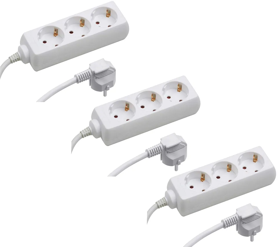 meister-steckdosenleiste-3-fach-wei-1-4-m-kabel-3er-set image 1
